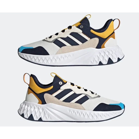 Adidas Futurepool 2.0 Cloud White/Collegiate Navy/Bold Gold 11.5 M main image 9